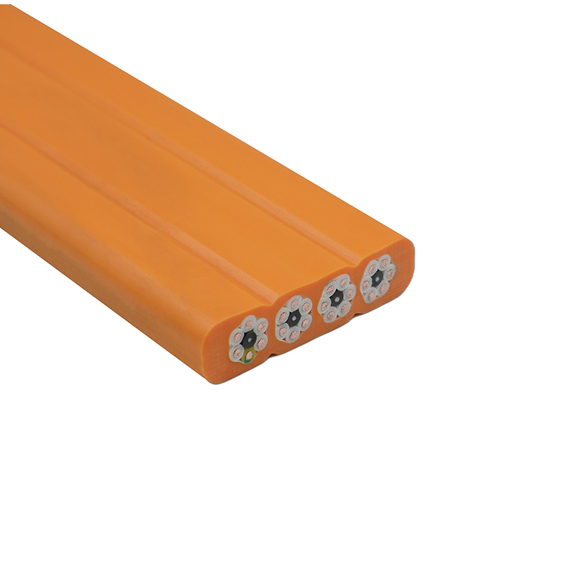 Cablu plat de călătorie pentru macara cu teaca compusă