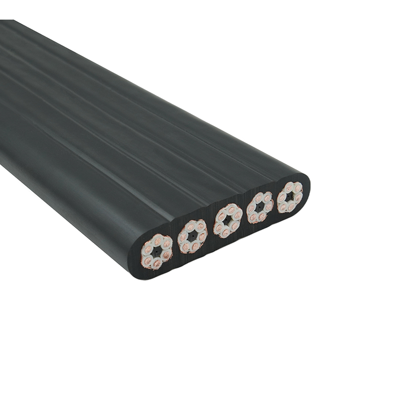 Cablu plat de călătorie pentru macara ecranată cu manta compusă