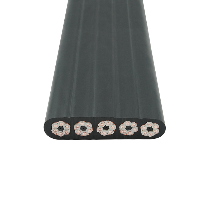 Cablu plat de călătorie pentru macara ecranată cu manta compusă