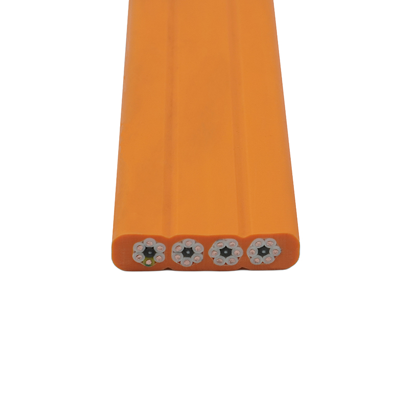 Cablu plat de călătorie pentru macara cu teaca compusă