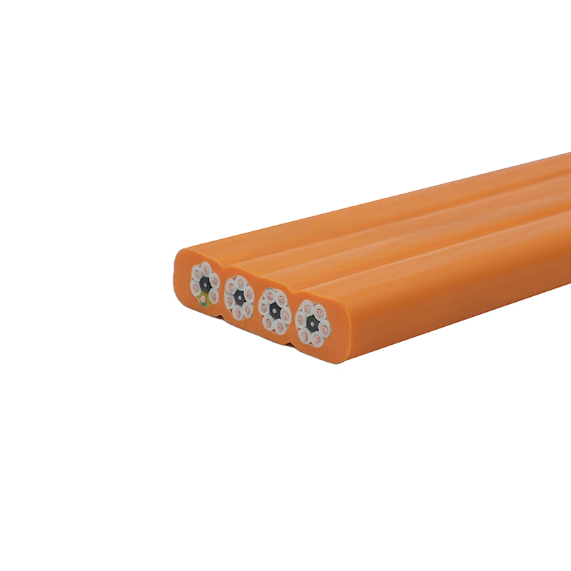 Cablu plat de călătorie pentru macara cu teaca compusă