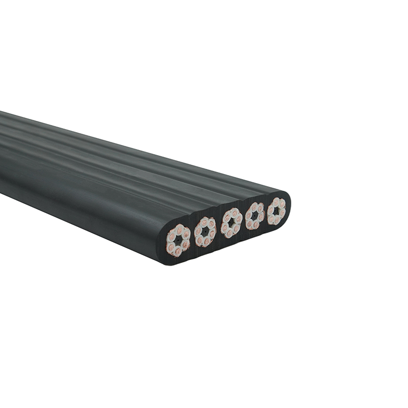 Cablu plat de călătorie pentru macara ecranată cu manta compusă