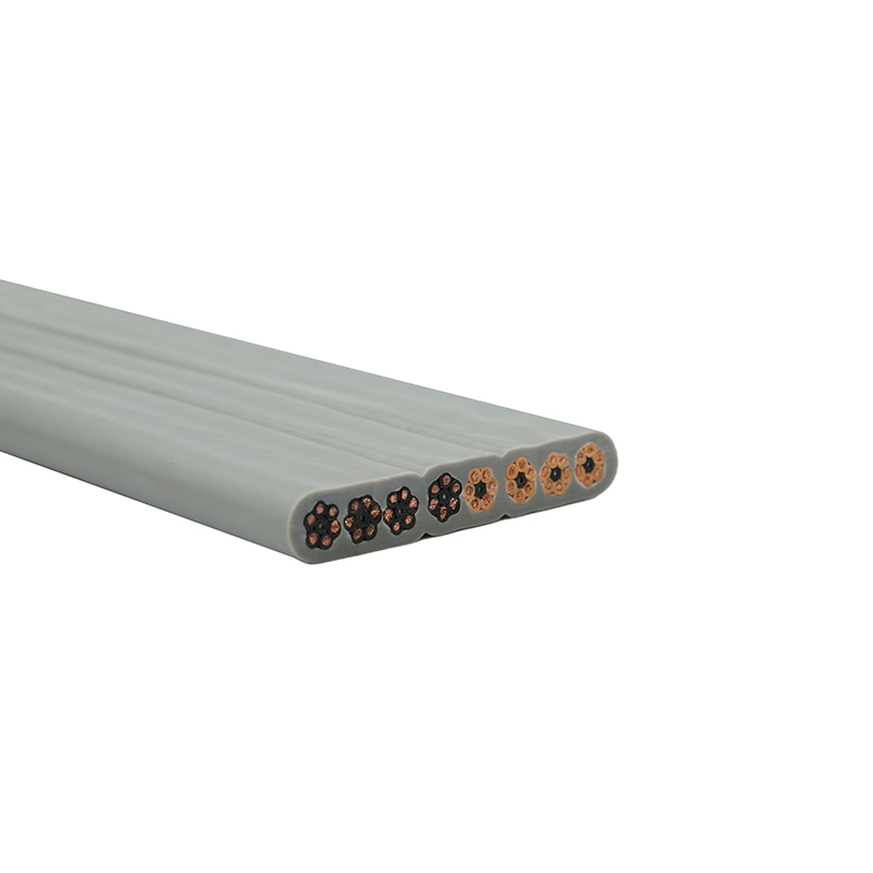 Cablu plat pentru lift, cu miez de cupru, izolat cu PVC