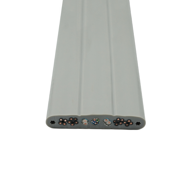 Cablu plat pentru elevator cu manta din PVC izolat cu miez de cupru cu sarma de otel