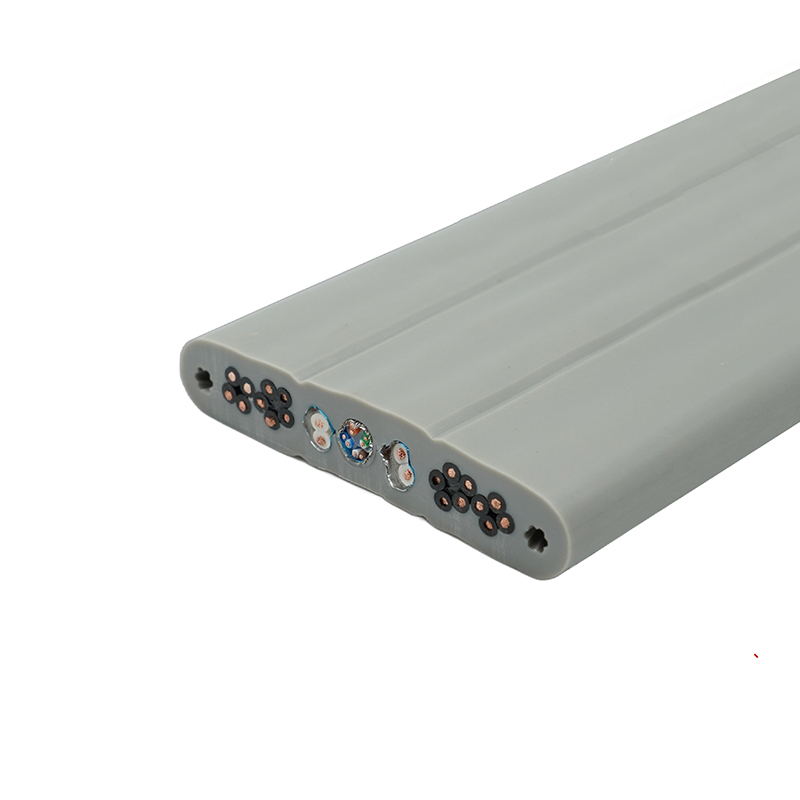 Cablu plat pentru elevator cu manta din PVC izolat cu miez de cupru cu sarma de otel