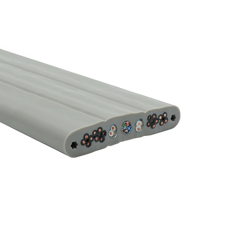 Cablu plat pentru elevator cu manta din PVC izolat cu miez de cupru cu sarma de otel